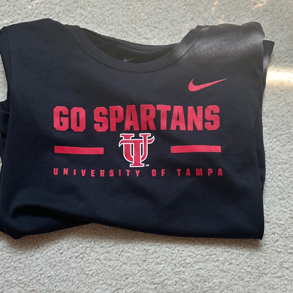 Nike Black and Red University of Tampa Tee